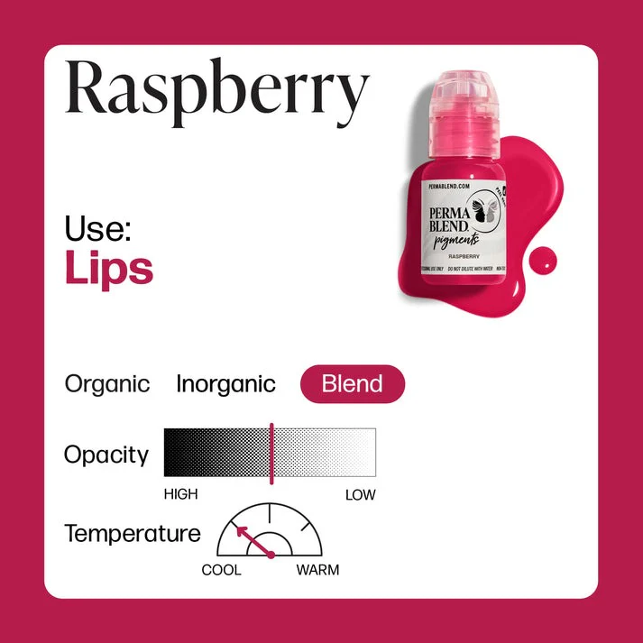 Perma Blend Lip Pigment 15ml Raspberry - Image 4