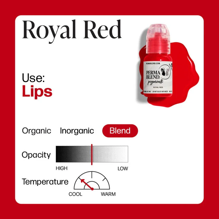 Perma Blend Lip Pigment 15ml Royal Red - Image 3