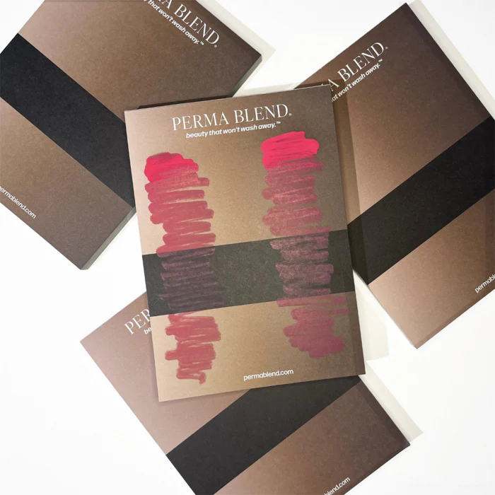 PMU Pigment Drawdown Pad – 100 Sheets | White or Skin Tone Gradient - Image 3