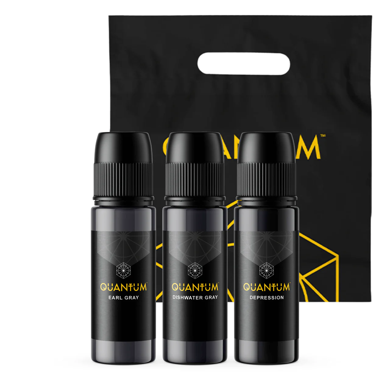 Quantum Tattoo Ink – 3 Shades of Gray Set