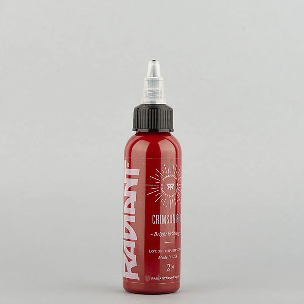 Radiant Color Crimson Red Tattoo Ink 30ml (1oz)
