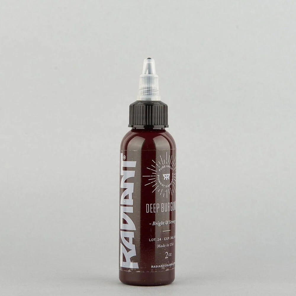 Radiant Color Deep Burgundy Tattoo Ink 30ml (1oz)
