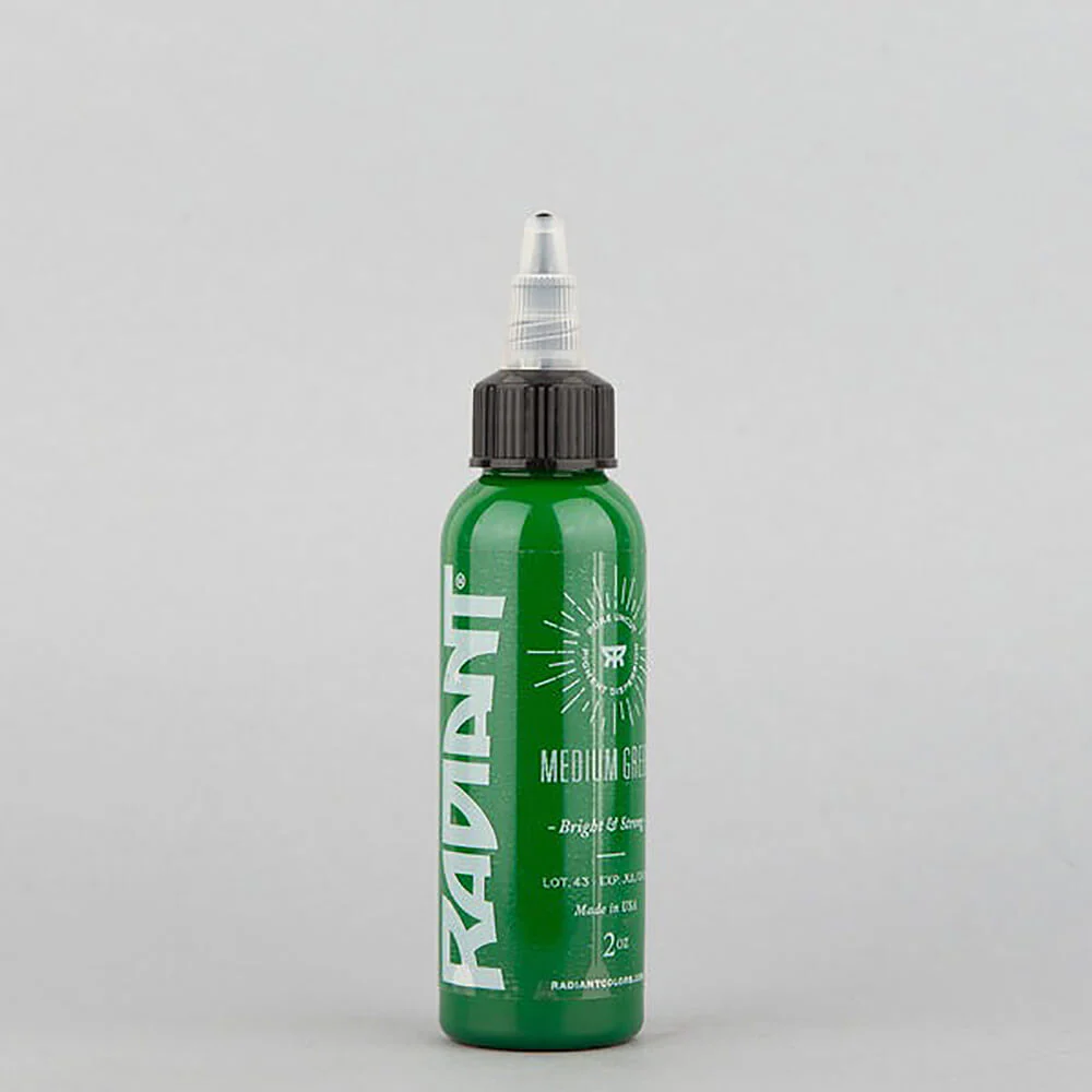 Radiant Color Medium Green Tattoo Ink 30ml (1oz)