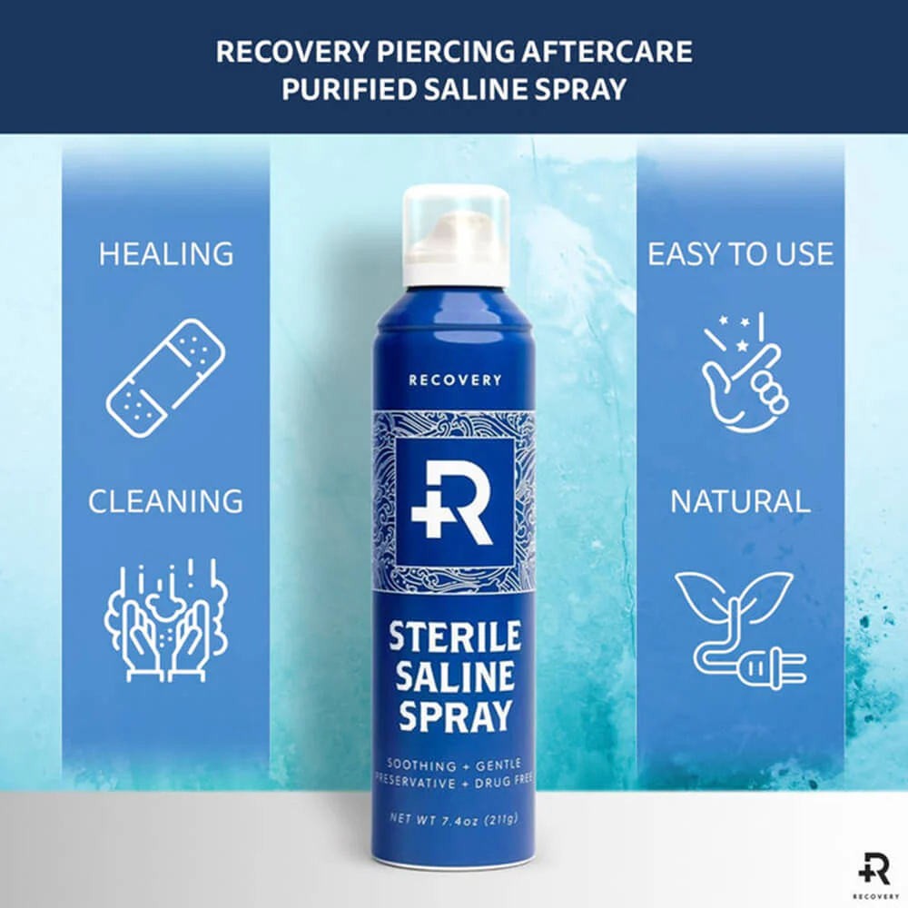 Recovery Sterile Saline Wash Spray 211g (7.4oz) - Image 4