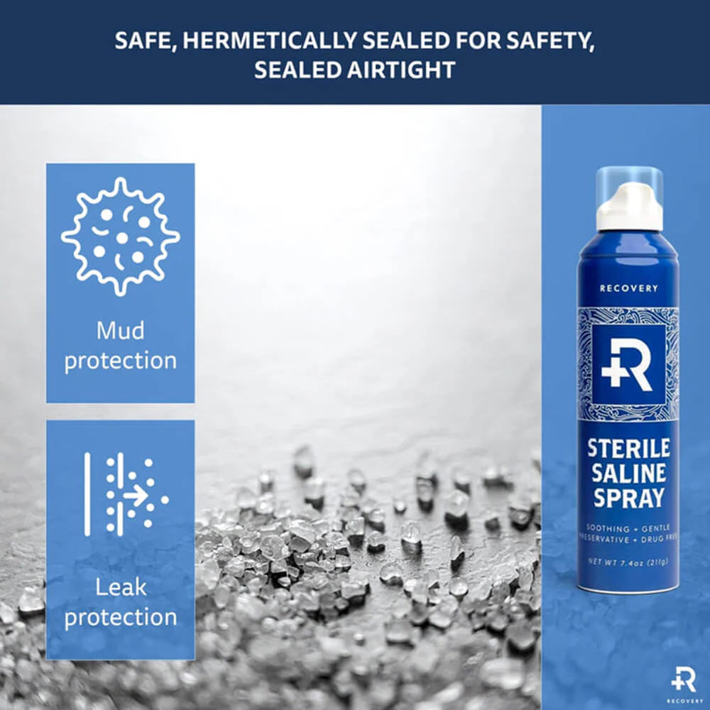 Recovery Sterile Saline Wash Spray 211g (7.4oz) - Image 7
