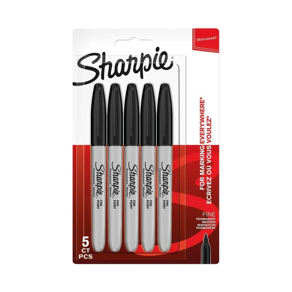 Sharpie Black Permanent Marker (Various Size Packs) - Image 3