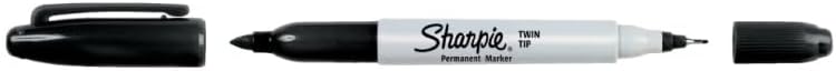 Sharpie Twin Tip Permanent Markers - 8 Marker Pens - Image 3