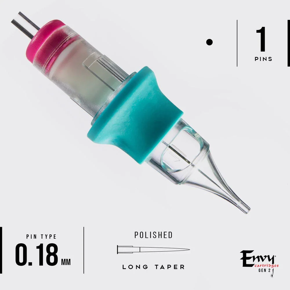 TATSoul Envy Gen 2 Nano PMU Round Liner Cartridges (Box of 10) - Clearance - Image 3