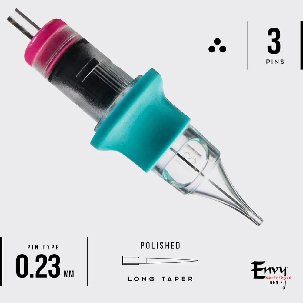 TATSoul Envy Gen 2 Nano PMU Round Shader Cartridges (Box of 10) - Clearance - Image 3