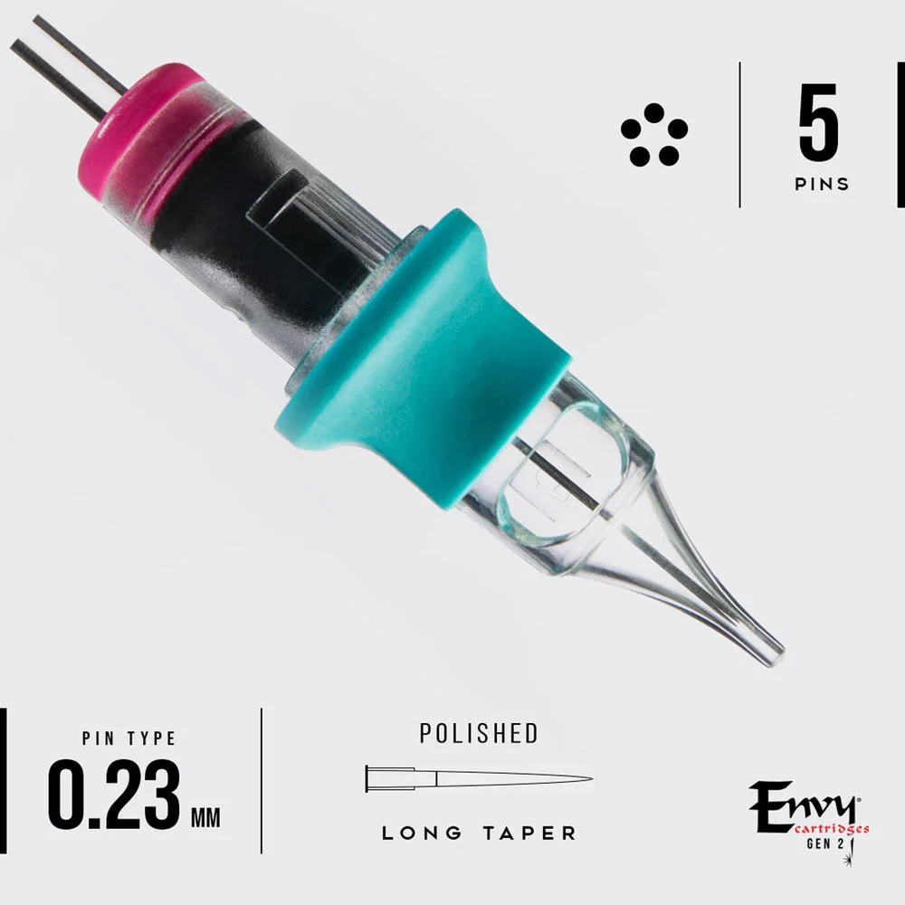 TATSoul Envy Gen 2 Nano PMU Round Shader Cartridges (Box of 10) - Clearance - Image 4