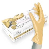 Uniglove Fancy Gold Case of 10 Boxes (Various Sizes)