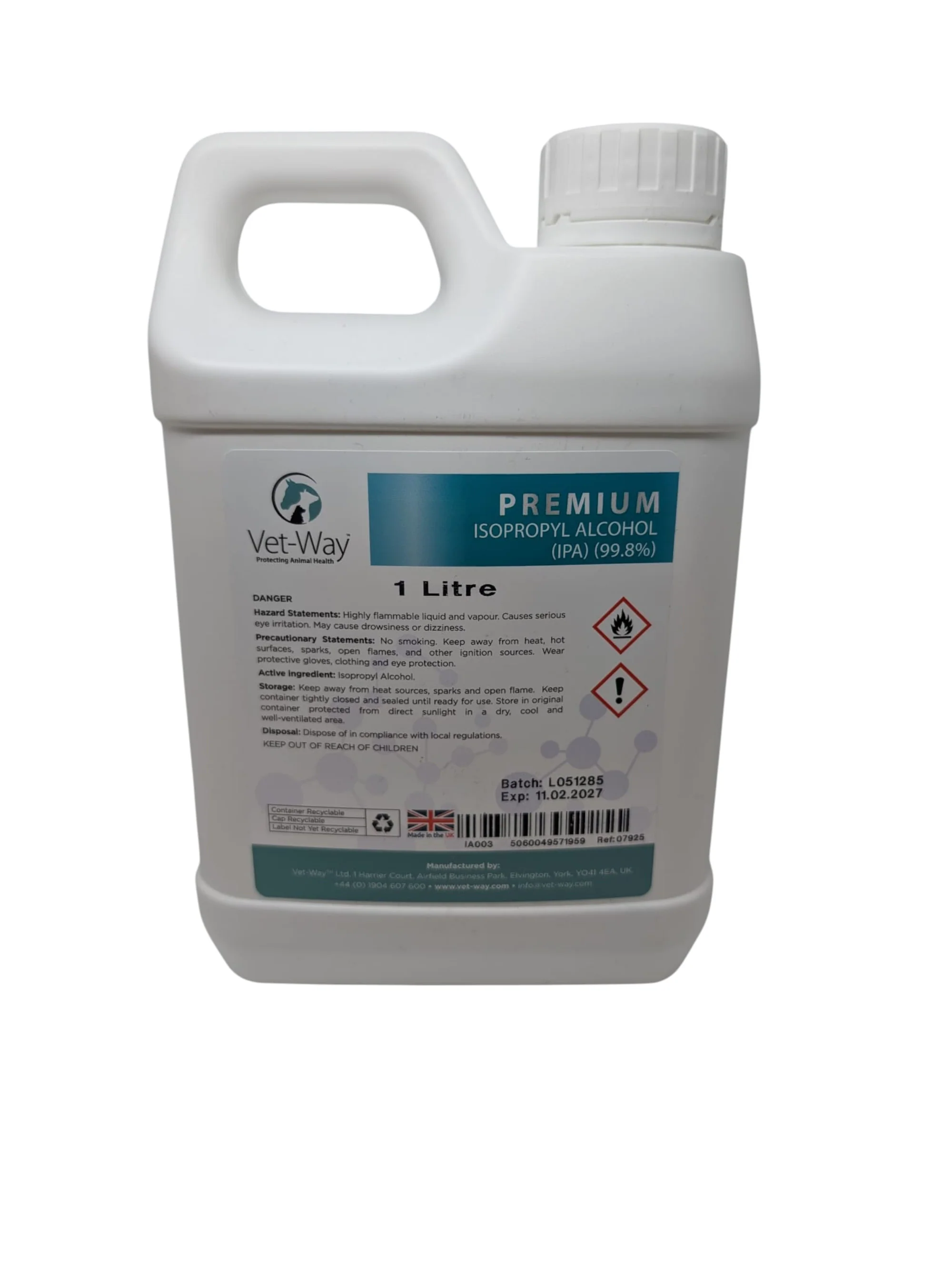 Isopropyl Alcohol – (Various Sizes) - Image 4