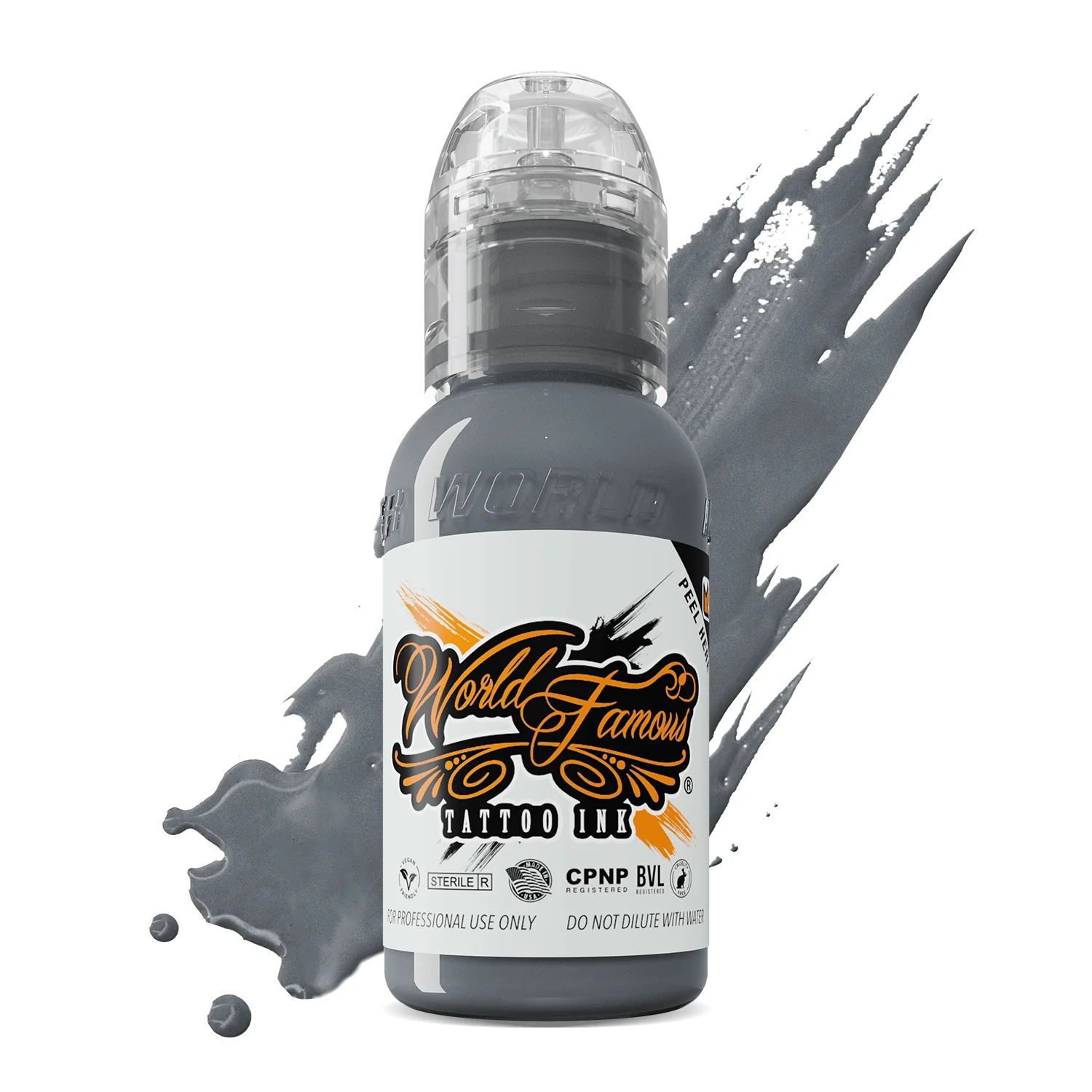 World Famous Battleship Grey Tattoo Ink 30ml (1oz)