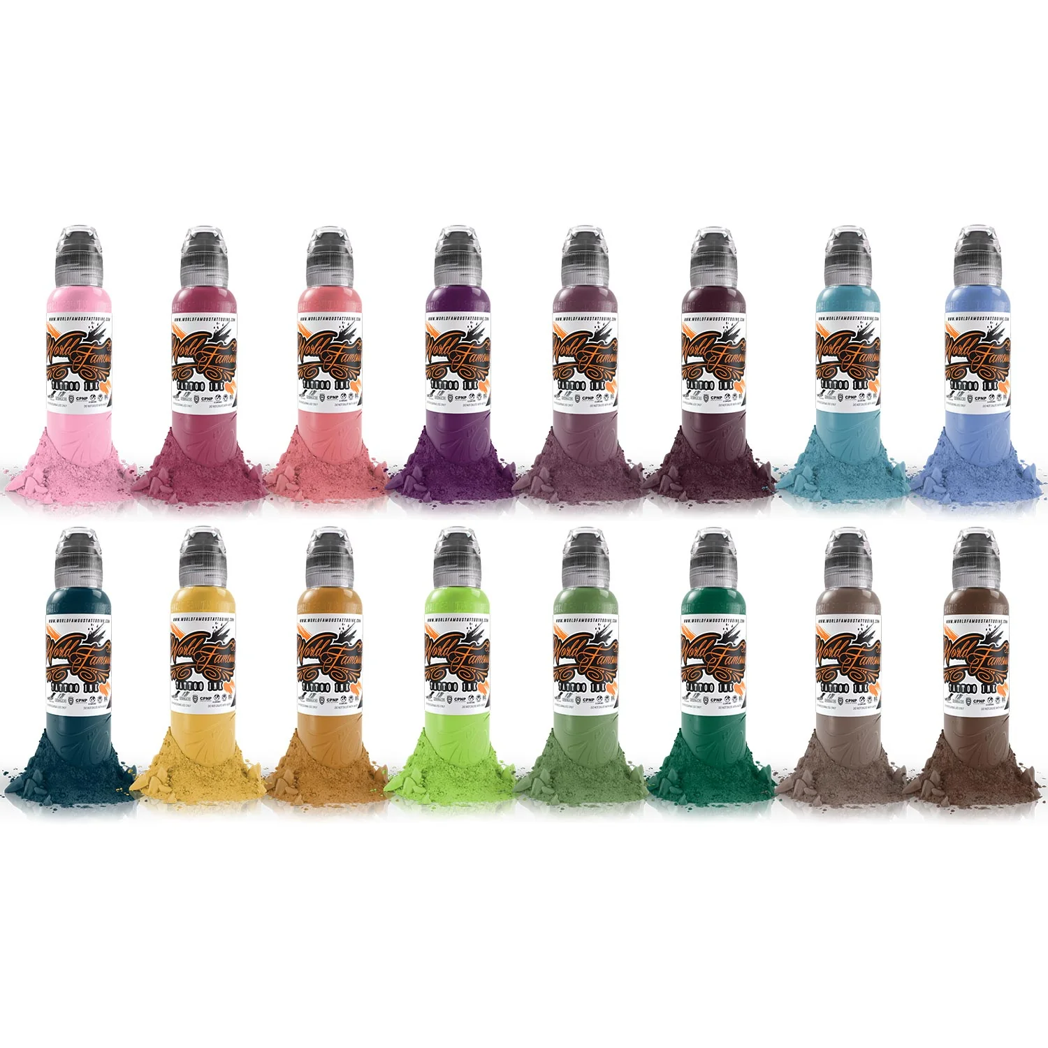 World Famous Ink A.D. Pancho Complete Set 16x30ml