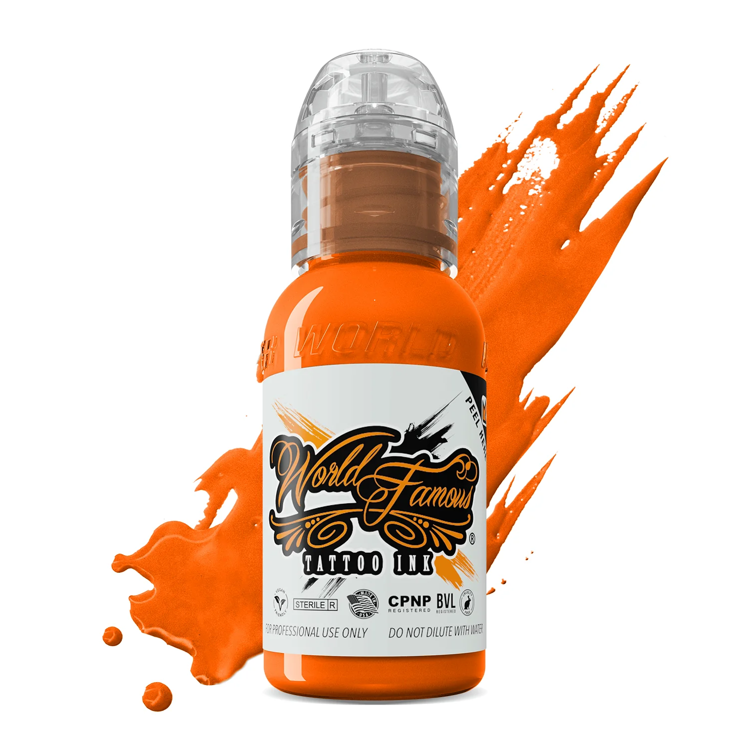 World Famous Ink Everest Orange Tattoo Ink 30ml (1oz)