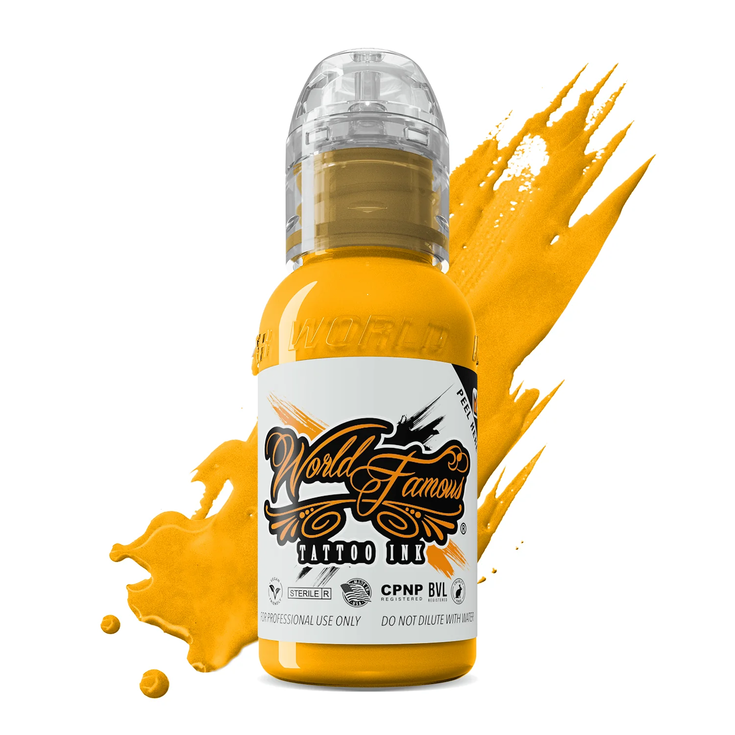 World Famous Michelangelo Yellow Tattoo Ink 30ml (1oz)