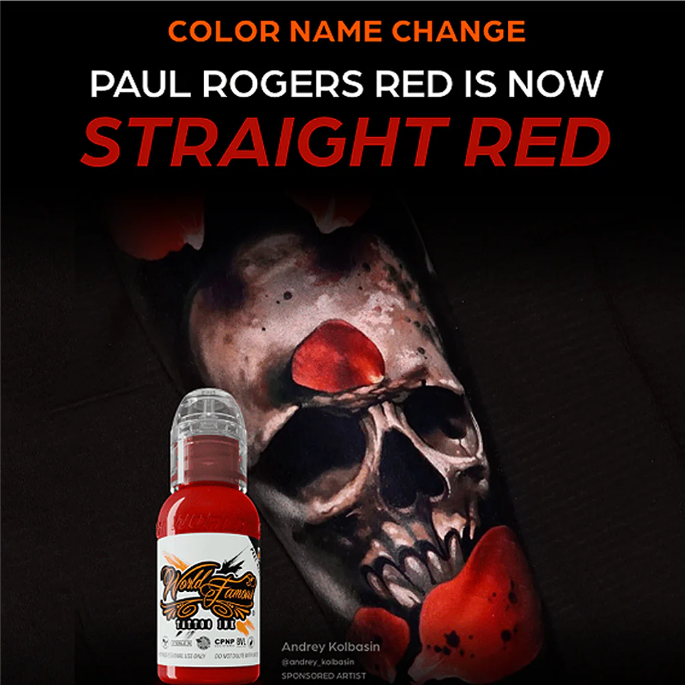 World Famous Straight Red (Previously Paul Rogers Red) 30ml (1oz) - Image 2